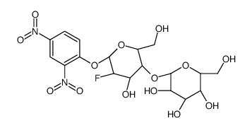 2',4'-dinitrophenyl-2-deoxy-2-fluorocellobioside结构式