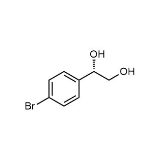 (S)-1-(4-Bromophenyl)ethane-1,2-diol Structure