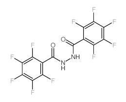 Benzoic acid,2,3,4,5,6-pentafluoro-, 2-(2,3,4,5,6-pentafluorobenzoyl)hydrazide structure