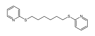 2-(6-pyridin-2-ylsulfanylhexylsulfanyl)pyridine Structure