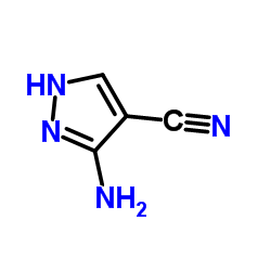 3-氨基-4-氰基吡唑结构式