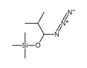 (1-azido-2-methylpropoxy)-trimethylsilane结构式