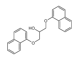 1,3-dinaphthalen-1-yloxypropan-2-ol Structure