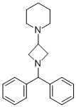 1-[1-(DIPHENYLMETHYL)-3-AZETIDINYL]PIPERIDINE Structure