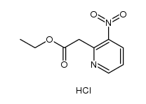 ethyl (3-nitropyridin-2-yl)acetate hydrochloride Structure
