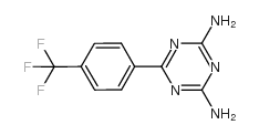 1,3,5-TRIAZINE-2,4-DIAMINE, 6-[4-(TRIFLUOROMETHYL)PHENYL]- structure