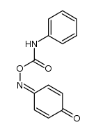 4-(phenylaminocarbonyloxyimino)cyclohexa-2,5-dien-1-one结构式