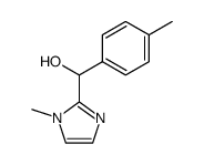 1-methyl-2-(α-hydroxy-4-methylbenzyl)imidazole Structure