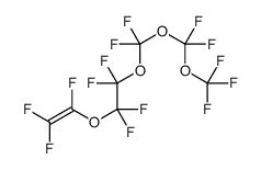 1-[[difluoro(trifluoromethoxy)methoxy]-difluoromethoxy]-1,1,2,2-tetrafluoro-2-(1,2,2-trifluoroethenoxy)ethane Structure