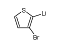 (3-bromo-2-thienyl)lithium Structure