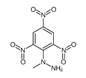 1-methyl-1-(2,4,6-trinitrophenyl)hydrazine Structure