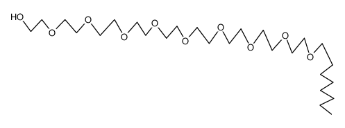 P.O.E.(9) octyl alcohol ether Structure