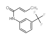 2-Butenamide,N-[3-(trifluoromethyl)phenyl]-结构式