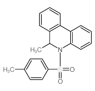 6-methyl-5-(4-methylphenyl)sulfonyl-6H-phenanthridine picture