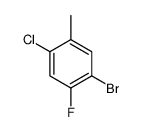 1-Bromo-4-chloro-2-fluoro-5-methylbenzene structure