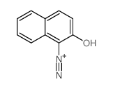 2-hydroxynaphthalene-1-diazonium结构式