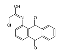 2-Chloro-N-(9,10-dioxo-9,10-dihydro-anthracen-1-yl)-acetamide structure