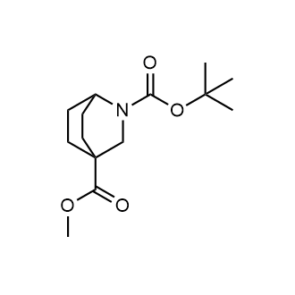 2-tert-Butyl 4-methyl 2-azabicyclo[2.2.2]octane-2,4-dicarboxylate Structure