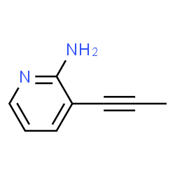 2-Pyridinamine, 3-(1-propynyl)- (9CI) Structure