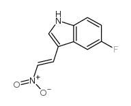 5-Fluoro-3-(2-nitrovinyl)indole structure