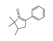 4,5,5-trimethyl-2-phenyl-Δ1-pyrrolidine N-oxide结构式