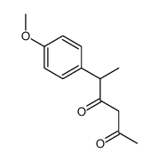 5-(4-methoxyphenyl)hexane-2,4-dione Structure