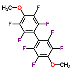 4,4'-dimethoxyoctafluorobiphenyl structure