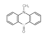 Phenothiazine, 10-methyl-, 5-oxide Structure