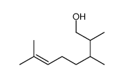 2,3,7-trimethyloct-6-en-1-ol结构式
