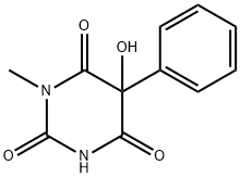 2,5-Dihydroxy-1-methyl-5-phenylpyrimidine-4,6(1H,5H)-dione Structure