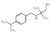 1-Propanol,2-[[[4-(dimethylamino)phenyl]methyl]amino]-2-methyl-结构式