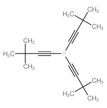 tris(3,3-dimethylbut-1-ynyl)phosphane Structure
