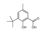 3-Tert-butyl-5-methylsalicylicacid structure
