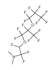 1,1,2-trifluoro-2-(1,1,2,3,3,3-hexafluoro-2-(perfluoropropoxy)propoxy)-N,N-dimethylethanamine Structure