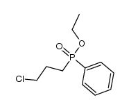 ethyl (3-chloropropyl)phenylphosphinate结构式