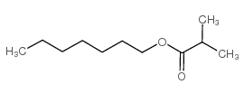 异丁酸庚酯结构式