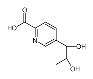 5-[(1S,2S)-1,2-dihydroxypropyl]pyridine-2-carboxylic acid Structure