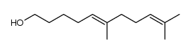 (E)-6,10-Dimethyl-5,9-undecadien-1-ol Structure