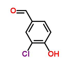 3-Chloro-4-hydroxybenzaldehyde structure