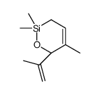 (6R)-2,2,5-trimethyl-6-prop-1-en-2-yl-3,6-dihydrooxasiline Structure