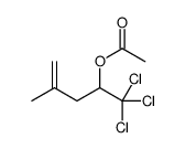 3-Methyl-1-(1,1,1-trichloro)but-3-enyl acetate Structure
