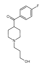 4-(4-Fluorobenzoyl)-1-(3-hydroxypropyl)piperidine Structure