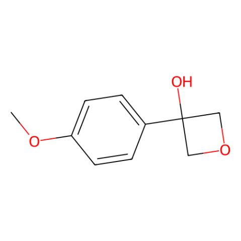 3-(4-Methoxyphenyl)oxetan-3-ol Structure