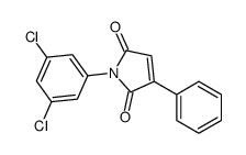 1-(3,5-dichlorophenyl)-3-phenylpyrrole-2,5-dione结构式
