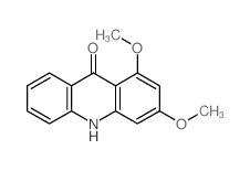 9(10H)-Acridinone,1,3-dimethoxy-结构式