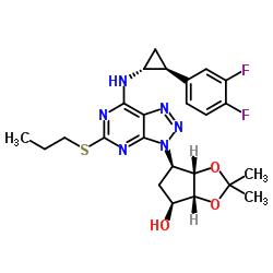 (3aR,4S,6R,6aS)-6-(7-(((1R,2S)-2-(3,4-difluorophenyl)cyclopropyl)amino)-5-(propylthio)-3H-[1,2,3]triazolo[4,5-d]pyrimidin-3-yl)-2,2- picture