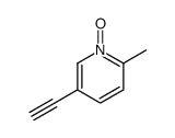 5-ethynyl-2-methyl-1-oxidopyridin-1-ium结构式