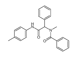 Benzamide, N-methyl-N-[alpha-(p-tolylcarbamoyl)benzyl]- (8CI) structure