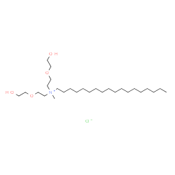 Poly(oxy-1,2-ethanediyl), .alpha.,.alpha.-(methyloctadecyliminio)di-2,1-ethanediylbis.omega.-hydroxy-, chloride结构式