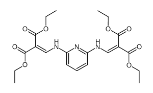 2,6-bis<2,2-di(ethoxycarbonyl)ethylamino>pyridine结构式